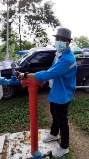 ไฟล์แนบ กปภ.สาขากาญจนบุรีทดสอบระบบการจ่ายน้ำจากสถานีจ่ายน้ำท่าล้อ