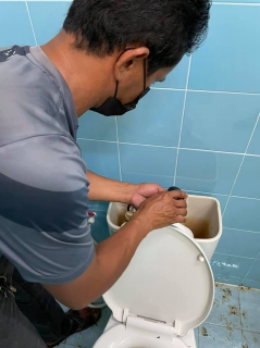 ไฟล์แนบ กปภ.สาขาระนอง ส่งมอบความห่วงใย ลงพื้นที่ตรวจสอบระบบประปาโรงพยาบาลสนามจังหวัดระนอง
