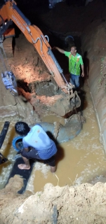 ไฟล์แนบ การประปาส่วนภูมิภาค สาขาตะกั่วป่า ซ่อมท่อแตกรั่ว เพื่อลดน้ำสูญเสีย
