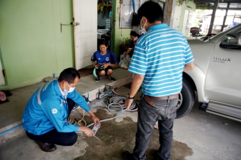 ไฟล์แนบ กปภ.สาขาภูเก็ต ลงพื้นที่ตรวจสอบคุณภาพน้ำปลายท่อ บริเวณพื้นที่ กะหลิม กะรน ราไวย์ และหาดสุรินทร์