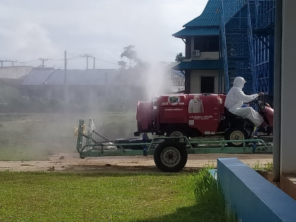 ไฟล์แนบ กปภ.สาขานาทวี ดำเนินการฉีดพ่นฆ่าเชื้อในอาคารสำนักงานและบริเวณโดยรอบ เพื่อสร้างความเชื่อมั่นให้แก่ลูกค้าที่มารับบริการ สถานที่ให้บริการมีความสะอาดปลอดภัยจากเชื้อโควิด19
