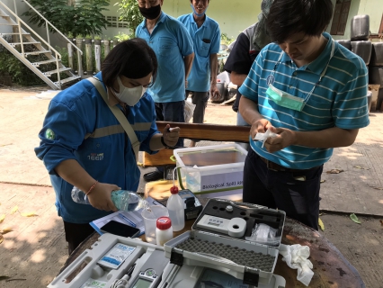 ไฟล์แนบ กปภ.สาขาภูเก็ต ลงพื้นที่ตรวจสอบคุณภาพน้ำปลายท่อ บริเวณพื้นที่  ถลาง กะรน และกะทู้