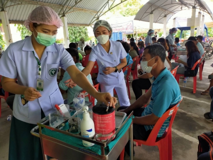 ไฟล์แนบ ผู้จัดการ กปภ.สาขาตะกั่วป่า นำทีมพนักงาน เข้ารับบริการฉีดวัคซีนโควิด -19 โด๊สแรก ครบ 100% ทุกคน