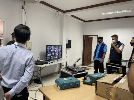 ไฟล์แนบ ผจก.กปภ.สาขาตะกั่วป่า นายอำเภอตะกั่วป่า และนายกเทศมนตรีเมืองตะกั่วป่า ลงพื้นที่ตรวจความพร้อม ร.พ.สนาม