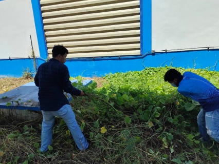 ไฟล์แนบ กปภ.สาขาราชบุรี จัดกิจกรรม Big Cleaning Day สถานีจ่ายน้ำโพหัก