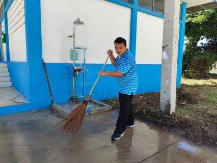 ไฟล์แนบ กปภ.สาขาราชบุรี จัดกิจกรรม Big Cleaning Day สถานีจ่ายน้ำโพหัก