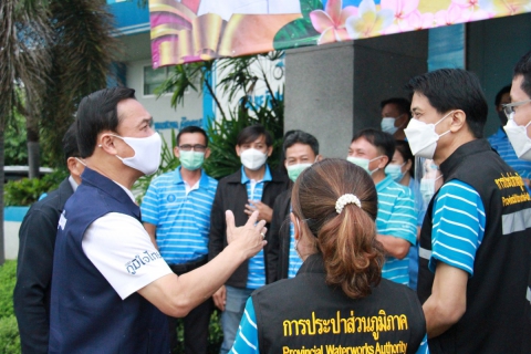 ไฟล์แนบ มท. 2 ตรวจสภาพแหล่งน้ำ กปภ.สาขาสุวรรณภูมิ จังหวัดร้อยเอ็ด หลังชาวบ้านร้องน้ำประปาไม่พอใช้ แนะ กปภ.ขุดลอกทำแก้มลิงกักเก็บน้ำ บูรณาการ สทนช.นำแผนขุดลอกแหล่งน้ำสาธารณะ เข้าที่ประชุมเพื่อขอสนับสนุนงบประมาณ