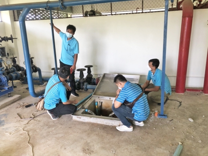 ไฟล์แนบ กปภ.สาขาอุบลราชธานี ลงพื้นที่ตรวจสอบคุณภาพน้ำประปา ณ โรงพยาบาลสนามศูนย์การเรียนรู้ บ้านยางน้อย มหาวิทยาลัยราชภัฏอุบลราชธานี