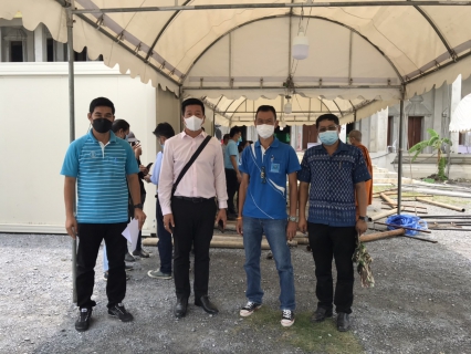 ไฟล์แนบ การประปาส่วนภูมิภาคสาขาอ้อมน้อย ประสานงานสำรวจจุดติดตั้งมาตรวัดน้ำสำหรับโรงพยาบาลสนามในชุมชน หรือ ศูนย์พักคอยคนสาคร  ในจังหวัดสมุทรสาคร