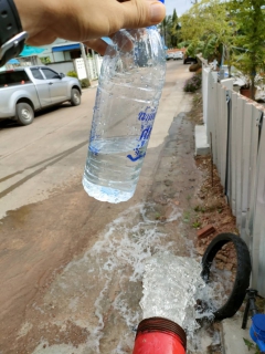ไฟล์แนบ กปภ.สาขากำแพงเพชร เร่งแก้ปัญหาน้ำขุ่น เพื่อให้ลูกค้าได้ใช้น้ำที่ใสสะอาดมีคุณภาพ พร้อมสอบถามความพึงพอใจของลูกค้า