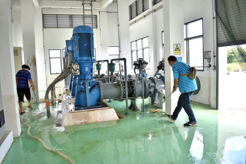 ไฟล์แนบ กปภ.สาขาอุบลราชธานี จัดกิจกรรม 5 ส. บริเวณสถานีผลิตน้ำโพธิ์มูล