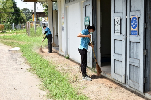 ไฟล์แนบ กปภ.สาขาอุบลราชธานี จัดกิจกรรม 5 ส. บริเวณสถานีผลิตน้ำโพธิ์มูล