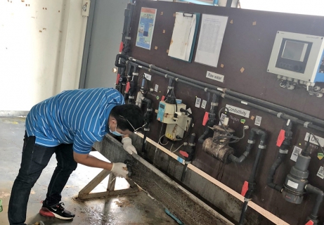 ไฟล์แนบ กปภ.สาขาอุบลราชธานี จัดกิจกรรม 5 ส. บริเวณสถานีผลิตน้ำกุดลาด