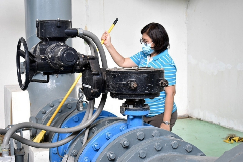 ไฟล์แนบ กปภ.สาขาอุบลราชธานี จัดกิจกรรม 5 ส. บริเวณสถานีผลิตน้ำกุดลาด