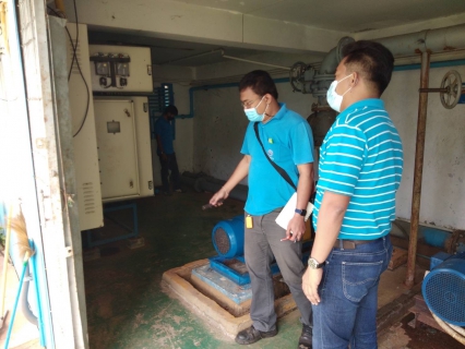 ไฟล์แนบ การประปาส่วนภูมิภาคสาขาขนอม ร่วมให้การสนับสนุน กองระบบผลิตและควบคุมคุณภาพน้ำ การประปาส่วนภูมิภาคเขต 4 ในการสำรวจระบบไฟฟ้า  และเครื่องสูบน้ำของ กปภ.สาขาขนอม