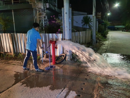ไฟล์แนบ กปภ.สาขากำแพงเพชร ออกระบายตะกอนในเส้นท่อตั้งแต่แหล่งน้ำจนถึงบ้านลูกค้า พื้นที่จ่ายน้ำสถานีผลิต-จ่ายหนองปลิง