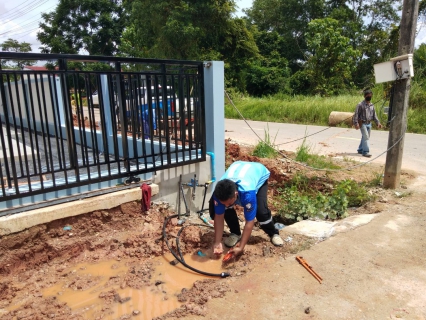 ไฟล์แนบ การประปาส่วนภูมิภาคสาขาคลองท่อม ลงพื้นที่&#8203;สำรวจหาท่อแตกรั่ว  บริเวณพื้นที่ตำบลลำทับ อำเภอลำทับ จังหวัดกระบี่