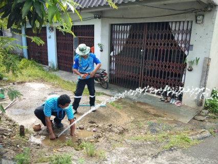 ไฟล์แนบ การประปาส่วนภูมิภาคสาขาคลองท่อม ลงพื้นที่&#8203;สำรวจหาท่อแตกรั่ว  บริเวณพื้นที่ตำบลลำทับ อำเภอลำทับ จังหวัดกระบี่