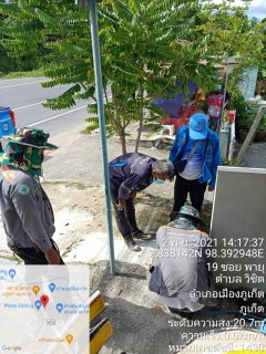 ไฟล์แนบ กปภ.สาขาภูเก็ต ลงพื้นที่บริเวณใกล้เคียงโรงเรียนอ่าวน้ำบ่อ ตำบลวิชิต อำเภอเมืองภูเก็ต จังหวัดภูเก็ต เพื่อตรวจวัดแรงดันน้ำที่เหมาะสมตามมาตรฐานการให้บริการของกปภ .