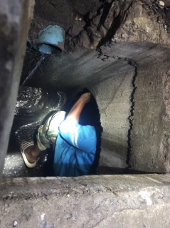 ไฟล์แนบ การประปาส่วนภูมิสาขาจันดี ลงพื้นที่เดินสำรวจหาท่อแตก-ท่อรั่ว