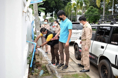 ไฟล์แนบ กปภ.สาขาอุบลราชธานี สนับสนุนน้ำดื่ม งานประเพณีทอดผ้ากฐินและผ้าป่า