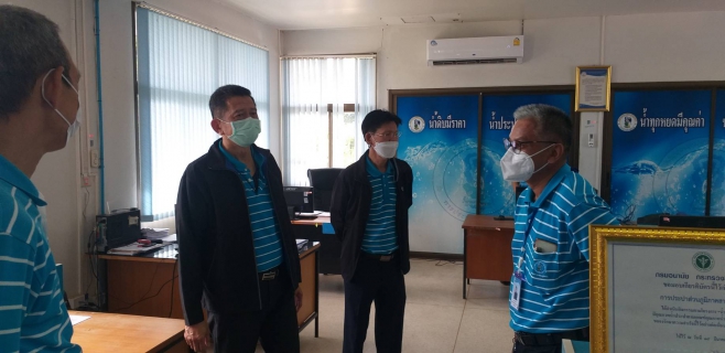 ไฟล์แนบ รองผู้ว่าการ ปฏิบัติการ3 และคณะผู้บริหาร กปภ.ข.8  ลงพื้นที่ตรวจเยี่ยม กปภ.สาขาเขมราฐ เลิงนกทา และ มุกดาหาร