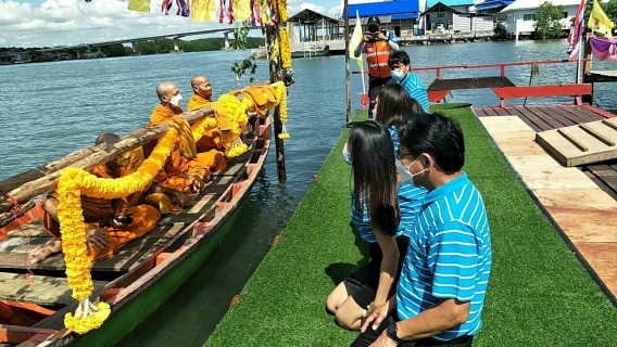 ไฟล์แนบ การประปาส่วนภูมิภาคสาขาปากน้ำประแสร์ ร่วมงานประเพณีทอดผ้าป่ากลางน้ำ