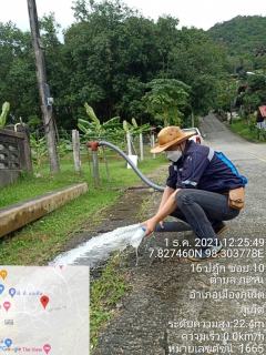 ไฟล์แนบ กปภ.สาขาภูเก็ต ลงพื้นที่บริเวณปฏัก ซอย 10 ตำบลกะรน อำเภอเมืองภูเก็ตจังหวัดภูเก็ต ดำเนินการเปิดล้างระบายตะกอนในเส้นท่อจ่ายน้ำ (Blow off) ผ่านหัวดับเพลิง