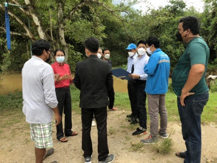 ไฟล์แนบ การประปาส่วนภูมิภาคเขต 4 ร่วมกับการประปาส่วนภูมิภาคสาขากระบี่ ลงสำรวจพื้นที่ เพื่อสำรวจวางแผนออกแบบโครงการก่อสร้างระบบผลิต กปภ.สาขากระบี่ แหล่งน้ำคลองอินทนิน ต.โคกยาง อ.เหนือคลอง จ.กระบี่
