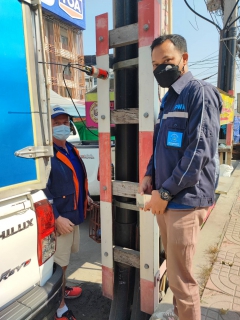 ไฟล์แนบ กปภ.สาขารังสิต(พ) ร่วมกับ บริษัทไพร์มโฟลว์ จำกัด ในการติดตั้งเครื่อง EUREKA 3 เพื่อหาจุดแตกรั่วของแนวท่อ HDPE ขนาด 1,000 มม.