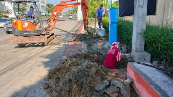 ไฟล์แนบ กปภ.สาขาสมุทรสงคราม ร่วมประชุมวางแผนการเดินหาท่อแตก/รั่วเชิง (ALC) และเปลี่ยนมาตรตายเพื่อลดน้ำสูญเสีย
