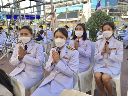 ไฟล์แนบ กปภ.เขต ๑ ร่วมพิธีวางพานพุ่มถวายราชสักการะพระบรมราชานุสาวรีย์ สมเด็จพระเจ้าตากสินมหาราช เนื่องในวันคล้ายวันปราบดาภิเษก
