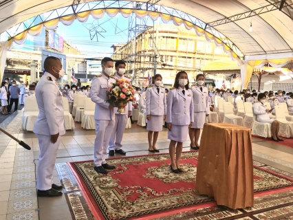 ไฟล์แนบ กปภ.เขต ๑ ร่วมพิธีวางพานพุ่มถวายราชสักการะพระบรมราชานุสาวรีย์ สมเด็จพระเจ้าตากสินมหาราช เนื่องในวันคล้ายวันปราบดาภิเษก