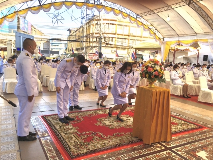 ไฟล์แนบ กปภ.เขต ๑ ร่วมพิธีวางพานพุ่มถวายราชสักการะพระบรมราชานุสาวรีย์ สมเด็จพระเจ้าตากสินมหาราช เนื่องในวันคล้ายวันปราบดาภิเษก