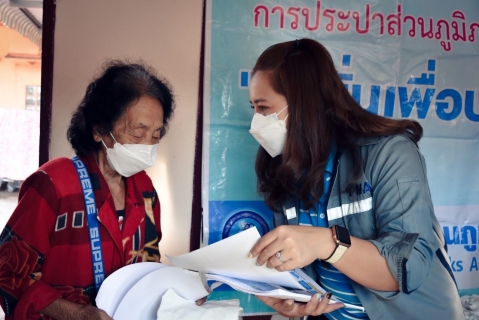 ไฟล์แนบ กปภ.สาขาพะเยา ออกหน่วยบริการเคลื่อนที่ ให้บริการ One Stop Service ในโครงการเติมใจให้กัน ครั้งที่ 1/2565 ณ หมู่ 4 ตำบลบ้านต๋อม อำเภอเมืองพะเยา จังหวัดพะเยา