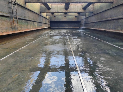 ไฟล์แนบ การประปาส่วนภูมิภาค สาขาจันทบุรี ปฏิบัติการล้างทำความสะอาดถังตกตะกอนโรงกรองน้ำ ณ สถานีผลิตน้ำปากแซง ตามแผนโครงการจัดการน้ำสะอาด (WSP)