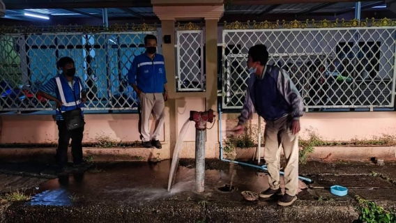 ไฟล์แนบ กปภ.สาขาจันทบุรี ดำเนินการค้นหาน้ำสูญเสียเชิงรุก ในพื้นที่ DMA 01 เขตเทศบาลเมืองท่าช้าง อ.เมือง จ.จันทบุรี 