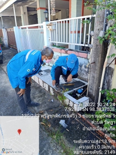 ไฟล์แนบ กปภ.สาขาภูเก็ต ลงพื้นที่ตรวจสอบคุณภาพน้ำบริเวณหมู่บ้านศรีสุชาติแกรนด์วิว 3 ต.รัษฎา อ.เมืองภูเก็ต จ.ภูเก็ต