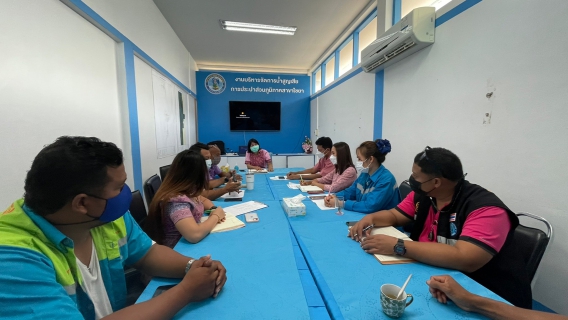 ไฟล์แนบ การประปาส่วนภูมิภาคสาขาไชยา จัดกิจกรรม โครงการสนทนายามเช้า (Morning Talk) ครั้งที่ 4/2565 เพื่อเป็นการพบปะพูดคุย แลกเปลี่ยนความคิดเห็น สอบถามถึงปัญหาในการทำงาน ของแต่ละสายงาน เพื่อร่วมกันหาแนวทางแก้ไขปัญหา ให้งานสำเร็จไปตามเป้าหมายขององค์กร