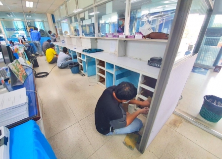 ไฟล์แนบ การประปาส่วนภูมิภาคสาขาปทุมธานี ปฏิบัติการทำความสะอาดปรับภูมิทัศน์ ภายในสำนักงานและบริเวณรอบนอกสำนักงาน