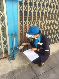 ไฟล์แนบ กปภ.สาขาสามพราน ลงพื้นที่สุ่มตรวจสอบมาตรวัดน้ำที่หน่วยน้ำไม่มีการเคลื่อนไหว 