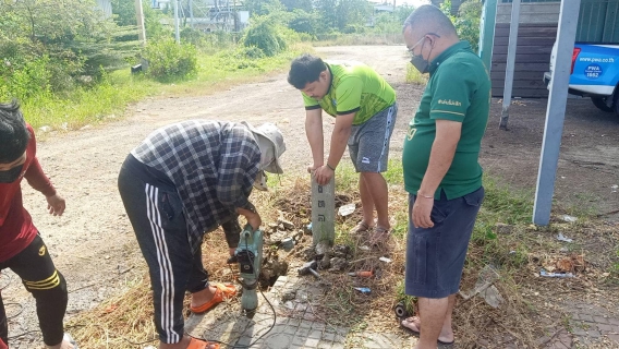 ไฟล์แนบ กปภ.สาขาสมุทรสาคร ลงพื้นที่สำรวจหาท่อแตกรั่ว นำน้ำสูญเสียกลับมาเป็นน้ำจำหน่าย ตามนโยบายผู้ว่าการ กปภ.
