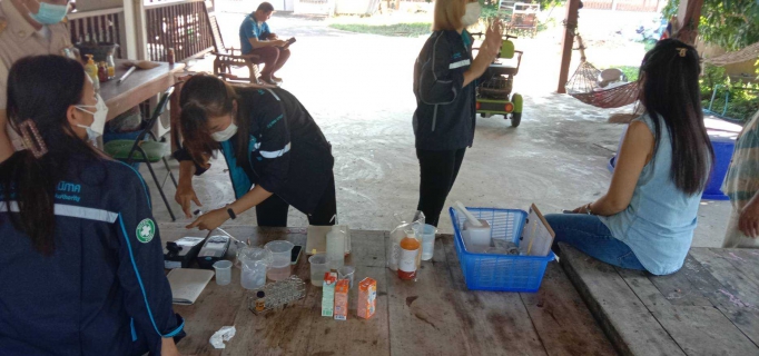 ไฟล์แนบ ตรวจสอบคุณภาพน้ำประปาให้กับหน่วยงานเทศบาลตำบลบ้านกร่าง