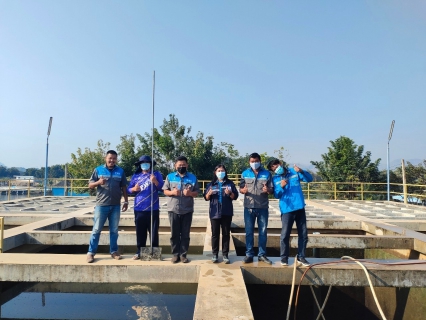 ไฟล์แนบ กปภ.สาขากาญจนบุรี ล้างถังตกตะกอนโรงกรองน้ำ 
