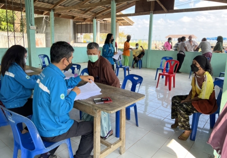 ไฟล์แนบ กปภ.สาขากันตัง  ออกพื้นที่ให้บริการรับชำระเงินค่าติดตั้งประปา สำหรับผู้ใช้น้ำรายใหม่  พื้นที่หมู่ที่3  ตำบลเขาไม้แก้ว อำเภอสิเกา จังหวัดตรัง