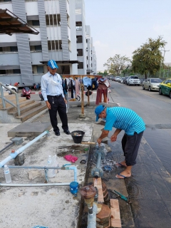 ไฟล์แนบ กปภ.สาขาสามพราน ลงพื้นที่ล้างมาตรวัดน้ำขนาดใหญ่ของการเคหะและเอื้ออาทร