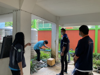 ไฟล์แนบ กปภ.สาขาจันทบุรี ร่วมกับ งานควบคุมคุณภาพน้ำ 2 ลงพื้นที่ ศูนย์การศึกษาพิเศษประจำจังหวัดจันทบุรี ตรวจสอบคุณภาพน้ำ เพื่อความปลอดภัยแก่นักเรียน ครู และบุคลากร ในการใช้น้ำอุปโภคและบริโภค