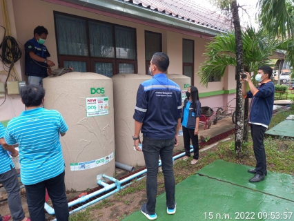 ไฟล์แนบ กปภ.สาขาจันทบุรี ร่วมกับ งานควบคุมคุณภาพน้ำ 2 ลงพื้นที่ ศูนย์การศึกษาพิเศษประจำจังหวัดจันทบุรี ตรวจสอบคุณภาพน้ำ เพื่อความปลอดภัยแก่นักเรียน ครู และบุคลากร ในการใช้น้ำอุปโภคและบริโภค