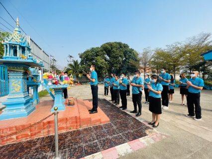 ไฟล์แนบ การประปาส่วนภูมิภาคสาขาพะเยา จัดพิธีไหว้ศาลพระแม่ธรณีเนื่องในวันคล้ายวันสถาปนา กปภ. ครบรอบ 43 ปี