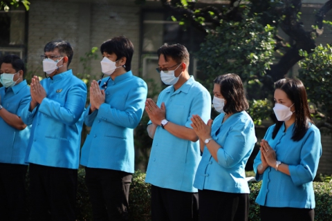 ไฟล์แนบ กปภ.ข.7 ทำพิธีบวงสรวงพระแม่ธรณี ศาลพระภูมิเจ้าที่ และเจริญพระพุทธมนต์ ถวายภัตตาหารเพล  เนื่องในวันคล้ายวันสถาปนา กปภ. ครบรอบ 43 ปี